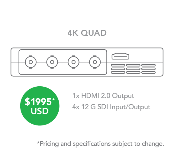 4K Quad - NDI Multi Channel Encoder/Decoder produkta attēls